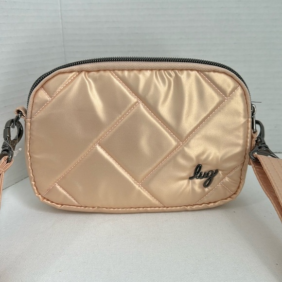 lug Handbags - LUG Coupe SE convertible crossbody bag in rose gold